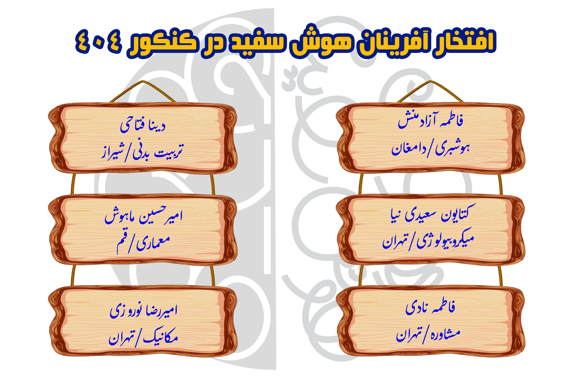 جمع بندی قبولی‌های هوش سفید در کنکور و انتخاب رشته